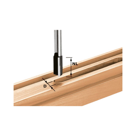 Festool HW S8 D12/20 slot cutter 60 x 20 x 12 x 8 mm ( 490962 ) for router OF 900, OF 1000, OF 1010, OF 1010 R, OF 1400, OF 2000, OF 2200