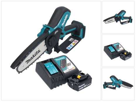 Makita DUC 150 RG01 Cordless chainsaw 18 V 15 cm brushless + 1x battery 6.0 Ah + charger