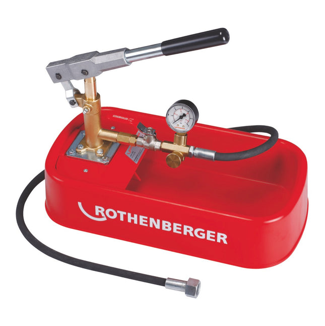 Rothenberger RP30 Pruefpumpe manuell 0 30 bar 20 ml Hub 61130  0 - toolbrothers