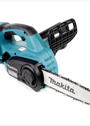 Makita DUC 252 PF2 Akku Kettensäge 36V ( 2x18V ) 25 cm + 2x 3,0 Ah Akku + Doppelladegerät - Toolbrothers