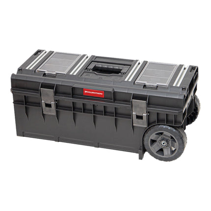 Wózek narzędziowy Toolbrothers RHINO XXl ECO Longer Work+ 50 l IP66 z kołami na metalowej osi i podwójnym uchwytem teleskopowym