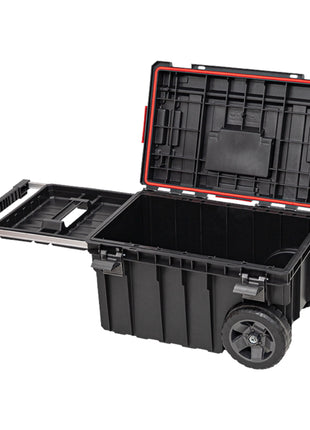 Toolbrothers RHINO XXL Trolley ECO Handling+ 44 l IP66 toolbox with wheels on metal axle and double telescopic handle