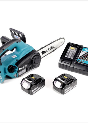 Makita DUC 252 RF Akku Kettensäge 36V ( 2x18V ) 25 cm + 2x 3,0 Ah Akku + Ladegerät - Toolbrothers