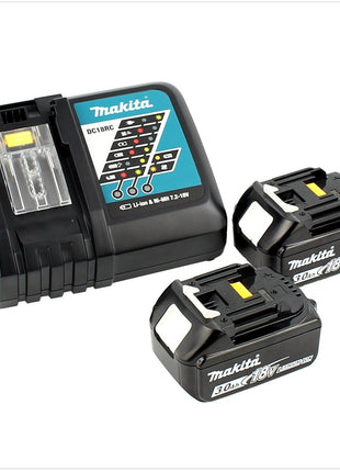 Makita DUC 252 RF Akku Kettensäge 36V ( 2x18V ) 25 cm + 2x 3,0 Ah Akku + Ladegerät - Toolbrothers