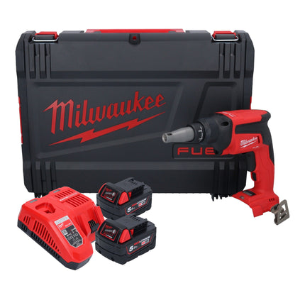 Avvitatore a secco a batteria Milwaukee M18 FSG-502X 18 V 13 Nm brushless + 2x batteria ricaricabile 5,0 Ah + caricabatterie + scatola HD