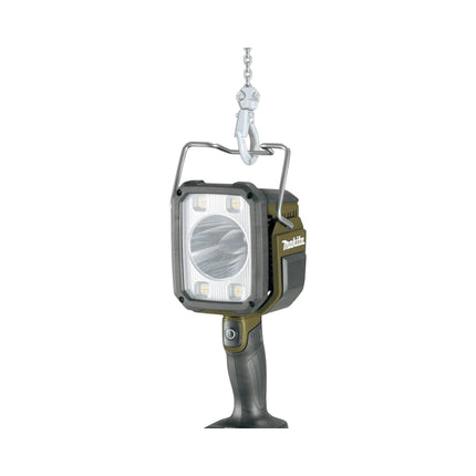 Makita DML 812 O Lámpara de mano inalámbrica 18 V 1250 lm LED Verde Oliva Outdoor Adventure Special Edition Solo - sin batería, sin cargador
