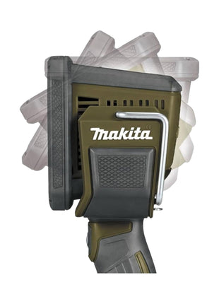 Makita DML 812 O Akumulatorowy reflektor ręczny 18 V 1250 lm LED Olive Green Outdoor Adventure edycja specjalna Solo - bez akumulatora, bez ładowarki