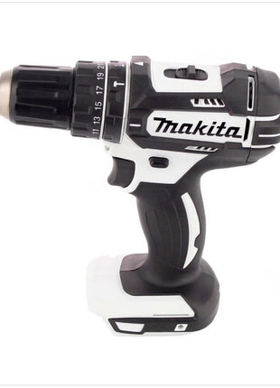 Makita DHP 482 RTJ W Akku Schlagbohrschrauber 18 V 62Nm + 2x Akkus 5,0Ah + Ladegerät im Makpac 2 - Toolbrothers