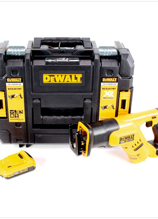 DeWalt DCS 387 18 V Akku Säbelsäge Reciprosäge in TSTAK Box mit 1 x DCB 183 2,0 Ah Akku - Toolbrothers