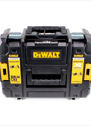 DeWalt DCS 387 18 V Akku Säbelsäge Reciprosäge in TSTAK Box mit 1 x DCB 183 2,0 Ah Akku - Toolbrothers
