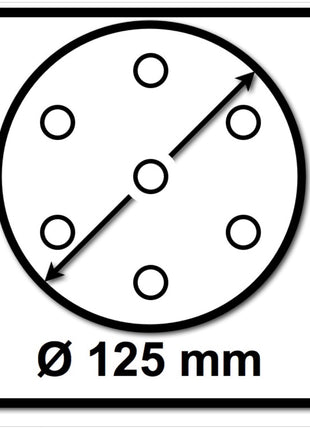 Bosch SIA Scheibe Keramik Schleifnetz 7500 125 mm Körnung P120 50 Stück ( F03E006899 ) - Toolbrothers