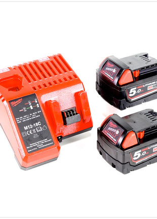 Milwaukee HD18CS-501 Akku Handkreissäge 18V 165 mm + 2x Akku 5,0Ah + Ladegerät + TSTAK - Toolbrothers