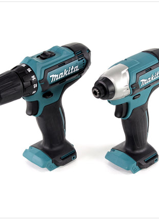 Makita CLX 201 X DF331D Akku Bohrschrauber + TD110D Akku Schlagschrauber + 2 x BL 1015 - 1,5 Ah Akkus + DC10WC Ladegerät im Alukoffer - Toolbrothers