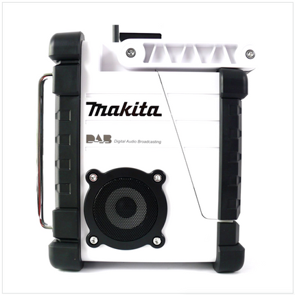 Makita DMR 104 W Akku Baustellen Radio Weiß + 1x BL 1850 B 18V - 5Ah Akku - ohne Ladegerät - Toolbrothers