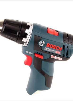 Bosch GSR 12V-20 Professional Akku Bohrschrauber Brushless 20Nm + L-Boxx + 2x Akku 4,0Ah + 1x Ladegerät + 1x GAA 12V USB Adapter - Toolbrothers