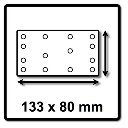 Festool STF 80x133 P120 Granat Net/50 Abrasive Net - 50 pcs. (203287)