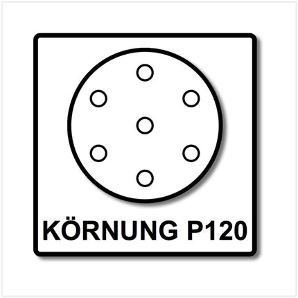 Festool Schleifscheiben STF D150/48 P120 GR/100 150 mm / 100 Stk. ( 575164 ) - Toolbrothers