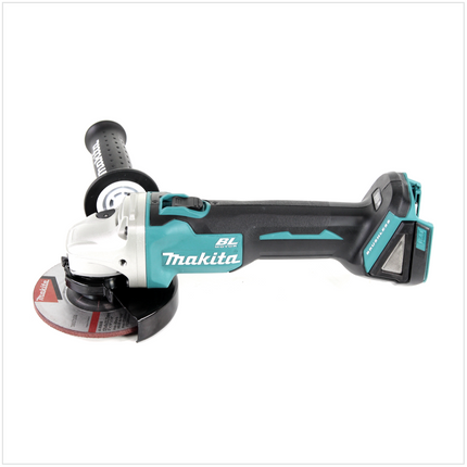 Makita DGA 504 F1J 18 V Cordless Angle Grinder 125 mm Brushless + MAKPAC Carry Case + 1 x Battery BL 1830 3,0 Ah - without charger