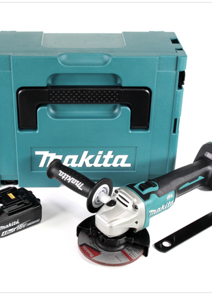 Makita DGA 504 M1J 18 V Meuleuse sans fil Ø 125 mm brushless + Coffret de transport MAKPAC + 1x Batterie BL 1840 4,0 Ah - sans Chargeur