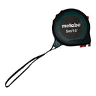 Nastro di misura Metabo 5,0 m / 16 ft ( 65705000 ) con gancio per cintura e funzione di arresto rapido