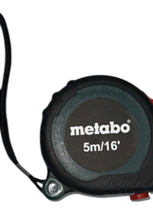 Nastro di misura Metabo 5,0 m / 16 ft ( 65705000 ) con gancio per cintura e funzione di arresto rapido