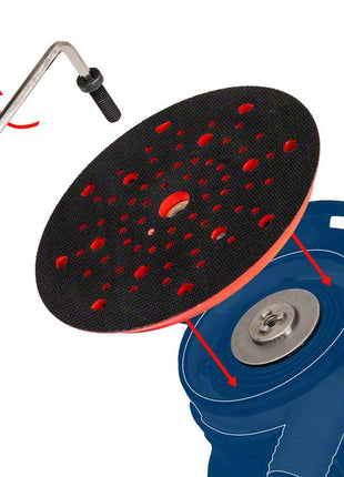 Bosch EXPERT Multihole Universalstützteller 150 mm mittel ( 2608900007 ) Nachfolger von 2608601335 - Toolbrothers